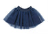 ALETTA Girls Glittery Tutu Skirt Navy Blue Made in Italy