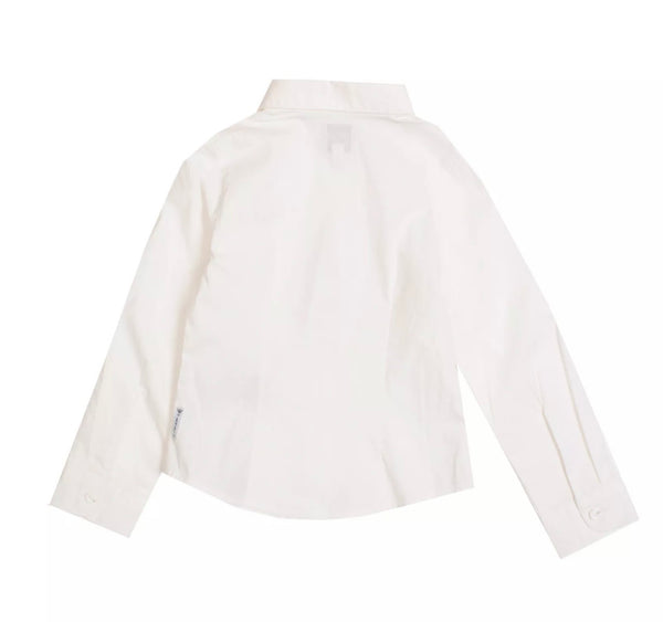 ARMANI JUNIOR White Shirt With Front Logo