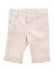 SIMONETTA Tiny Cream Baby Velour Trousers With Logo