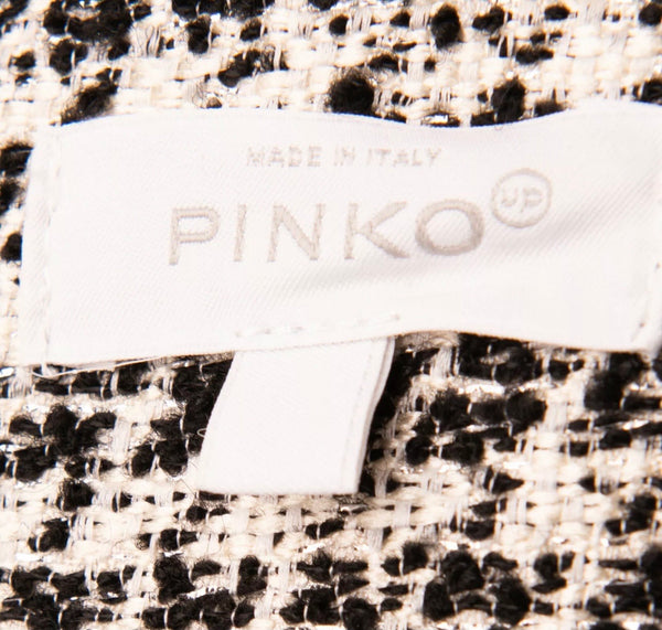 PINKO up Girls Tweed Top With Front Ruffle Trim