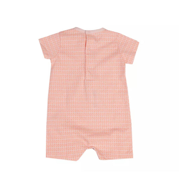 MESSAGE IN THE BOTTLE Baby Romper With Logo & Bottle Pattern